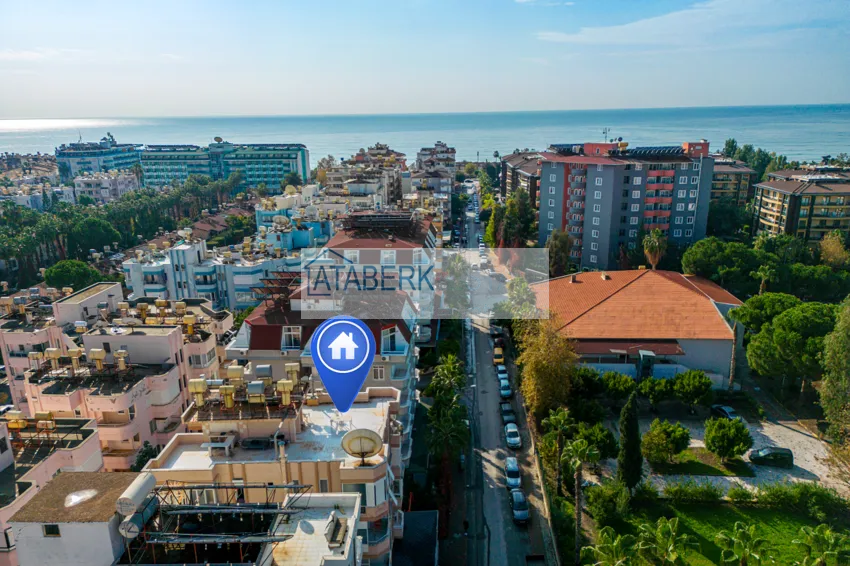 Three-room apartment in the center of Alanya - renovated with new furniture 3 