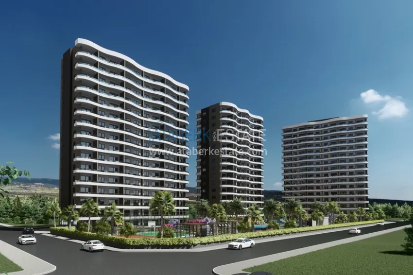 Apartments from a developer in Mersin, Arpachbakhshish district - a new comfort complex 13