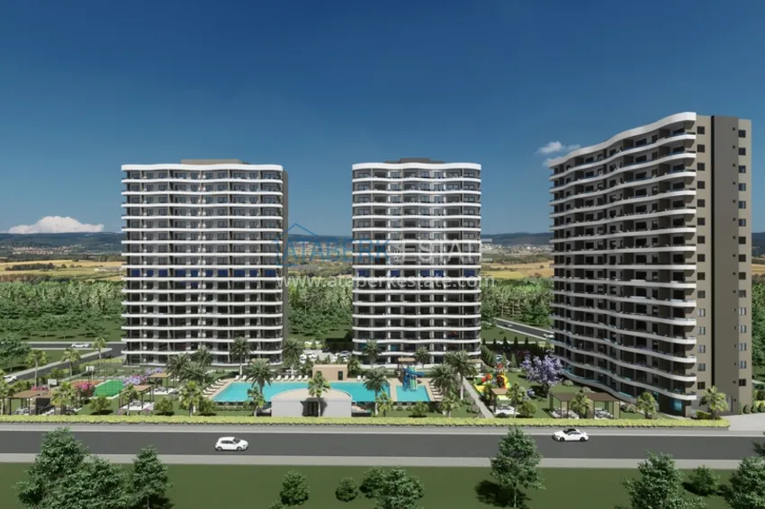 Apartments from a developer in Mersin, Arpachbakhshish district - a new comfort complex 14