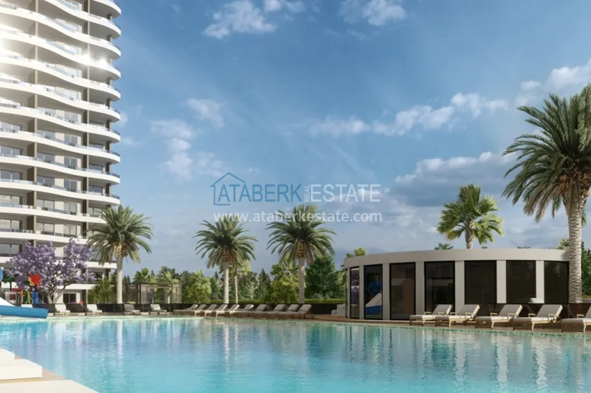 Apartments from a developer in Mersin, Arpachbakhshish district - a new comfort complex 19