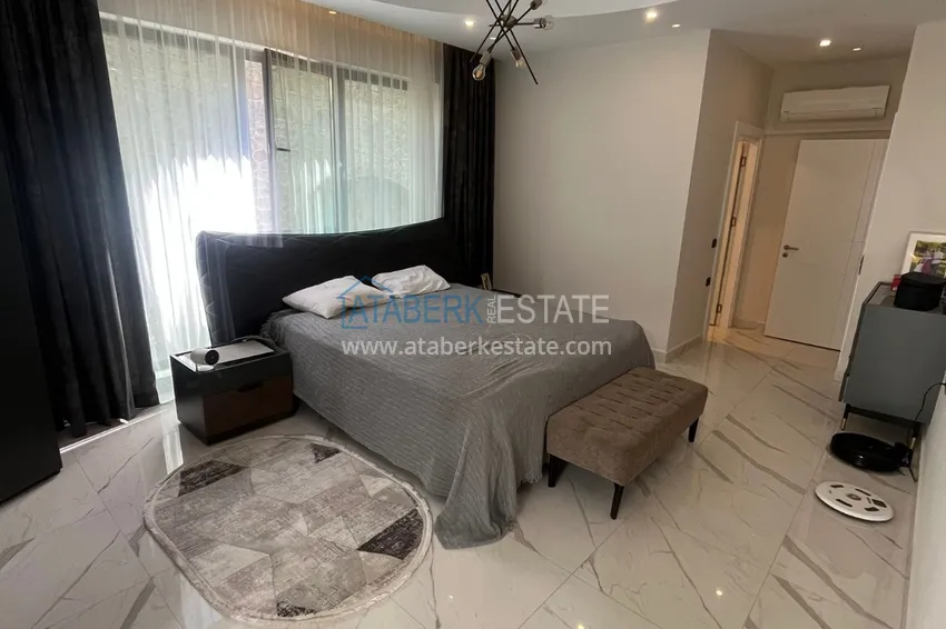 Purchase 3+1 garden duplex in a complex on the beachfront, Kargicak — Alanya 10