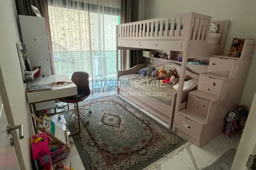 Purchase 3+1 garden duplex in a complex on the beachfront, Kargicak — Alanya 11