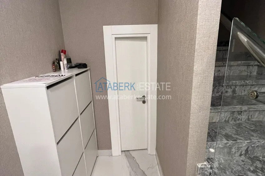 Purchase 3+1 garden duplex in a complex on the beachfront, Kargicak — Alanya 18