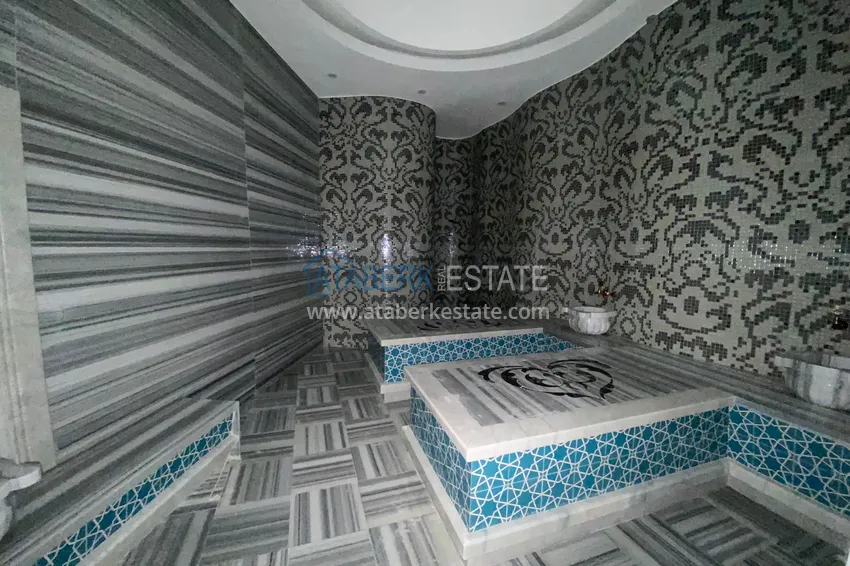 3+1 garden duplex in a complex on the beachfront, Kargicak — Alanya 29