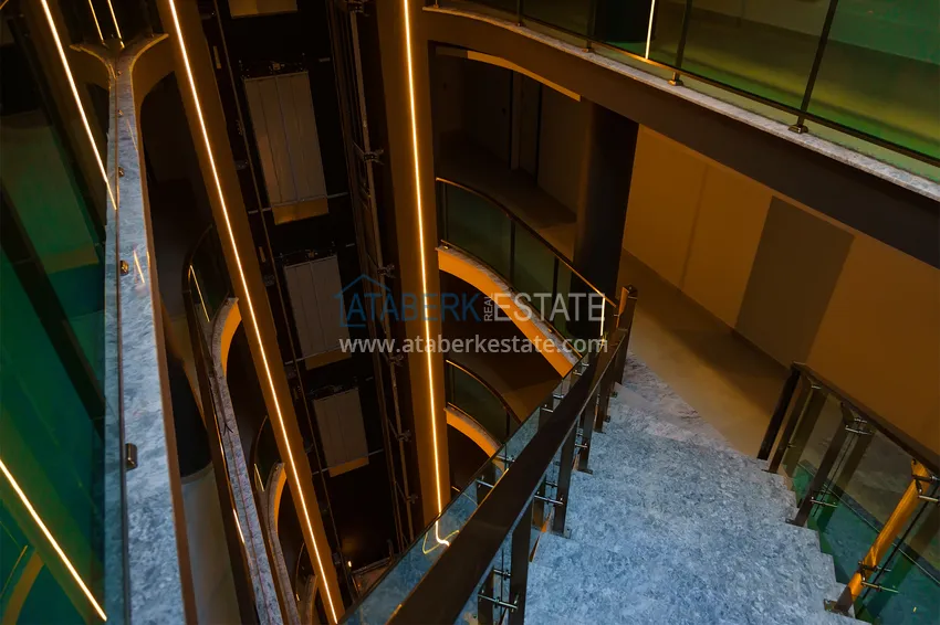 3+1 garden duplex in a complex on the beachfront, Kargicak — Alanya 35
