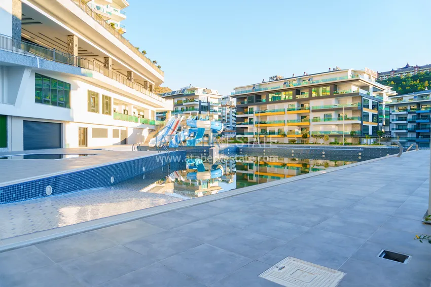 3+1 garden duplex in a complex on the beachfront, Kargicak — Alanya 4