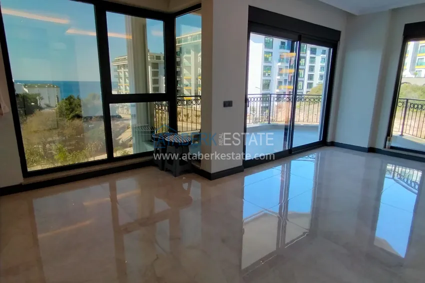 Purchase 2+1 apartment with high-quality finishing and open sea views in an exclusive complex — Alanya, Kargicak 6 
