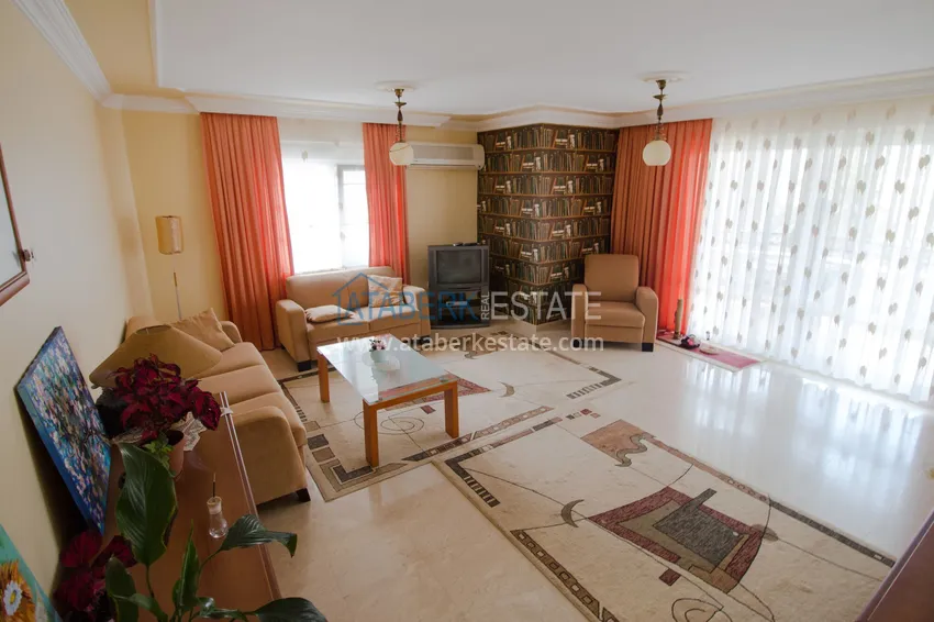 Purchase Apartment 3+1 with furniture, mountain and sea views — Alanya, Mahmutlar district 4