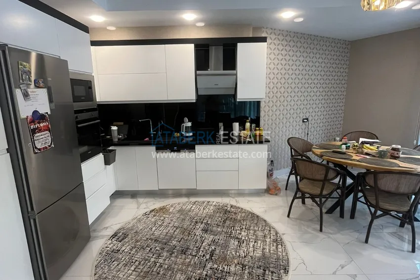 Purchase 3+1 garden duplex in a complex on the beachfront, Kargicak — Alanya 5