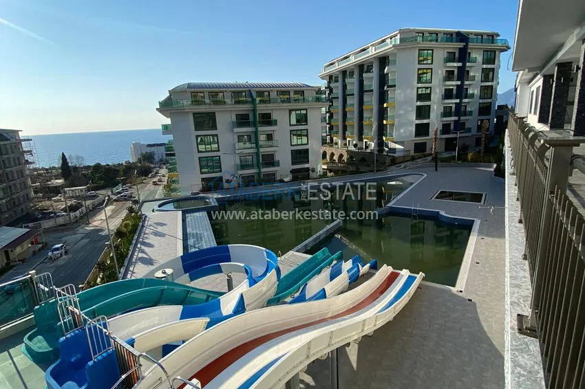 3+1 garden duplex in a complex on the beachfront, Kargicak — Alanya 6