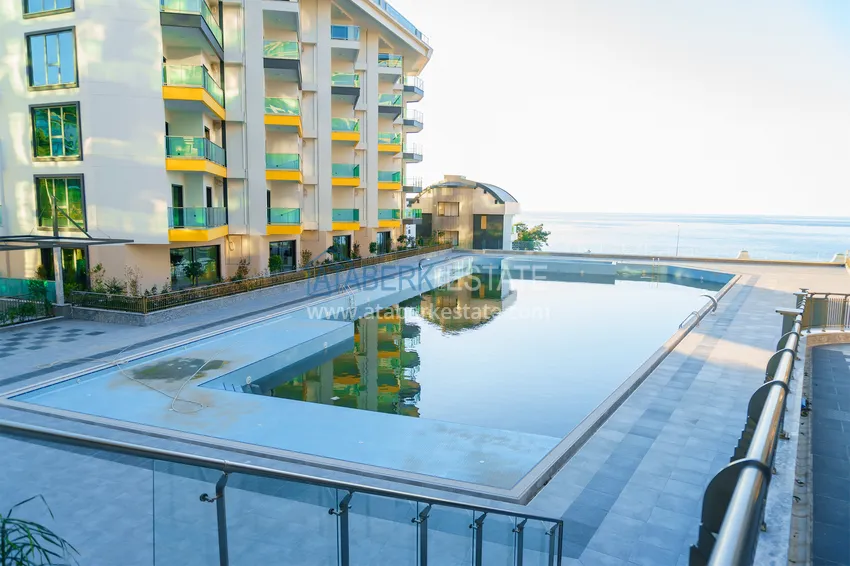 3+1 garden duplex in a complex on the beachfront, Kargicak — Alanya 7