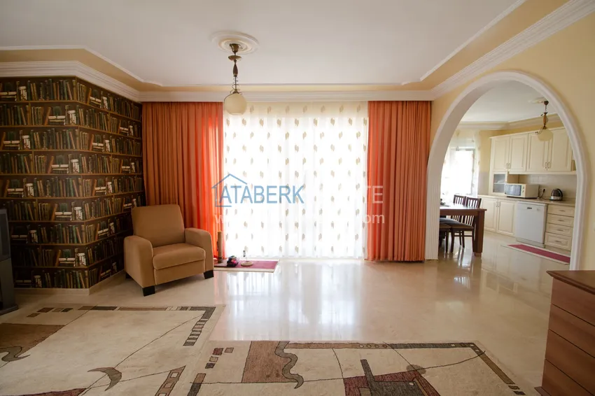 Purchase Apartment 3+1 with furniture, mountain and sea views — Alanya, Mahmutlar district 7