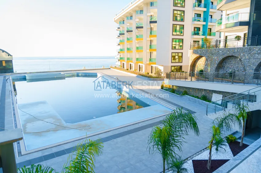 3+1 garden duplex in a complex on the beachfront, Kargicak — Alanya 8