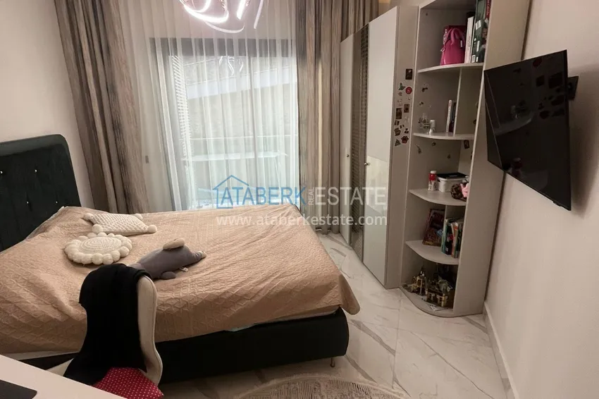 Purchase 3+1 garden duplex in a complex on the beachfront, Kargicak — Alanya 7