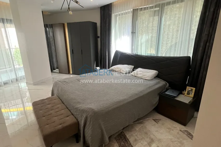 Purchase 3+1 garden duplex in a complex on the beachfront, Kargicak — Alanya 9