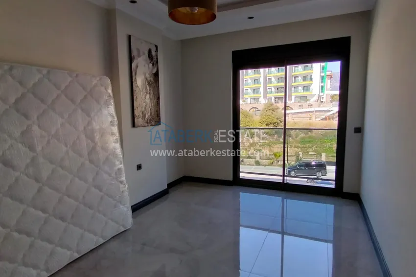 Purchase 2+1 apartment with high-quality finishing and open sea views in an exclusive complex — Alanya, Kargicak 10 