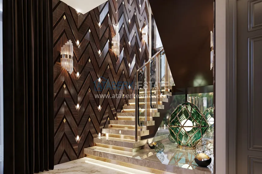 Purchase An elite villa complex project under construction in Alanya — Upper Oba district 8