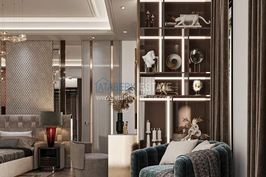 Purchase An elite villa complex project under construction in Alanya — Upper Oba district 10
