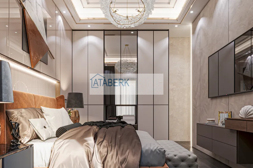 Purchase An elite villa complex project under construction in Alanya — Upper Oba district 17