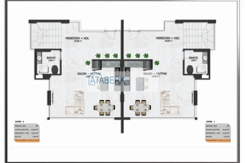 Buy cheap An elite villa complex project under construction in Alanya — Upper Oba district 1