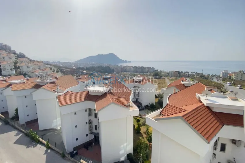 Furnished duplex apartment with sea and mountain views - center, Alanya 10 