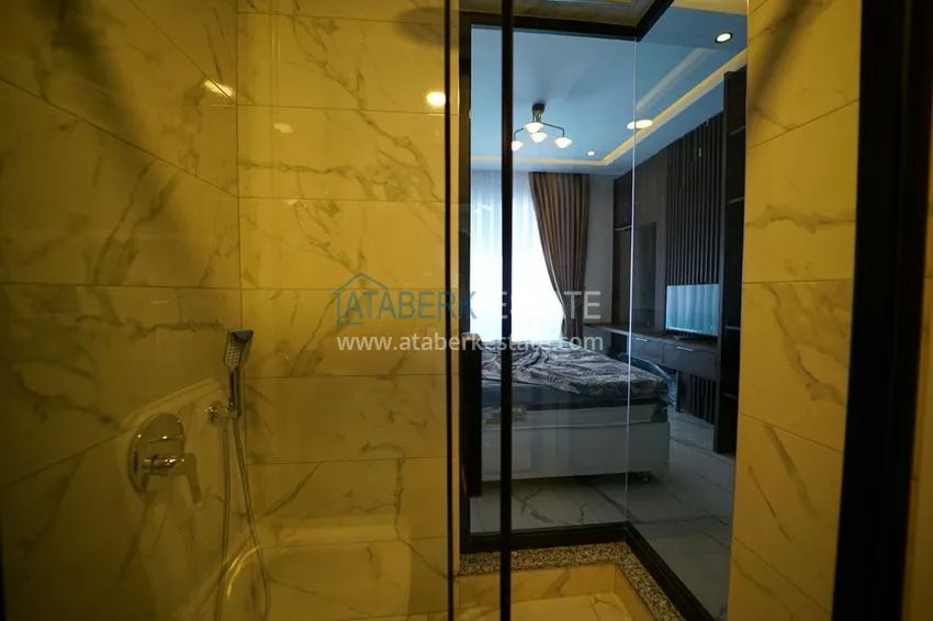 Purchase Apartment with new furniture and high-quality finishing in the Kestel area on the seafront 16