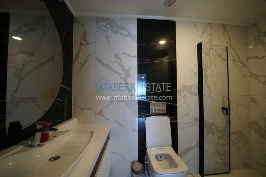 Purchase Apartment with new furniture and high-quality finishing in the Kestel area on the seafront 17
