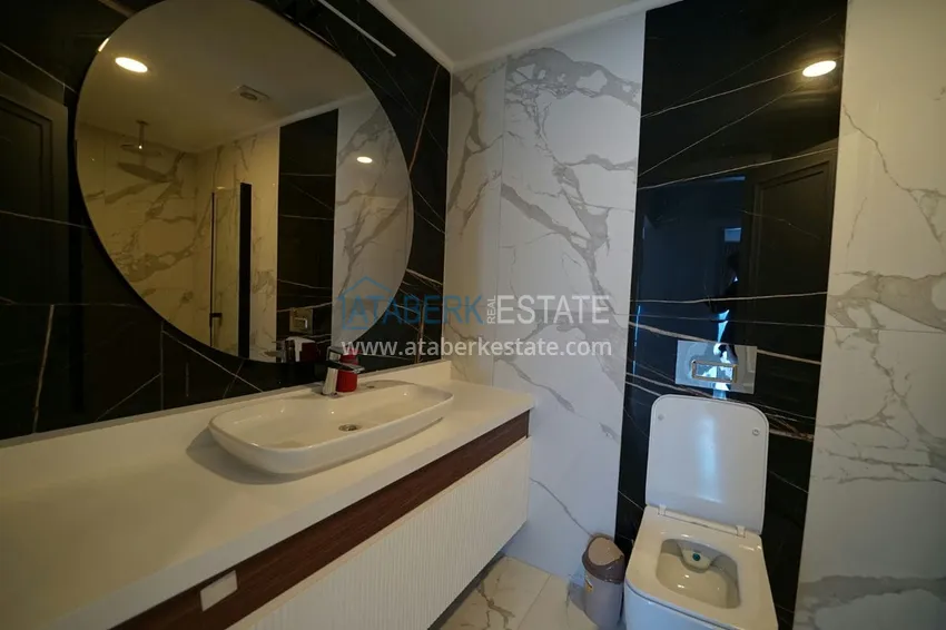 Purchase Apartment with new furniture and high-quality finishing in the Kestel area on the seafront 18