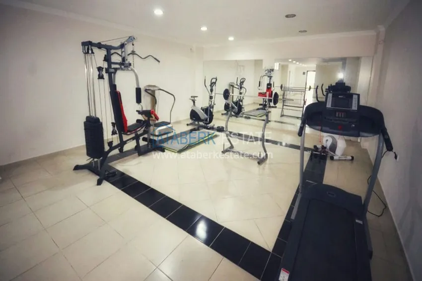 Furnished duplex apartment with sea and mountain views - center, Alanya 15 