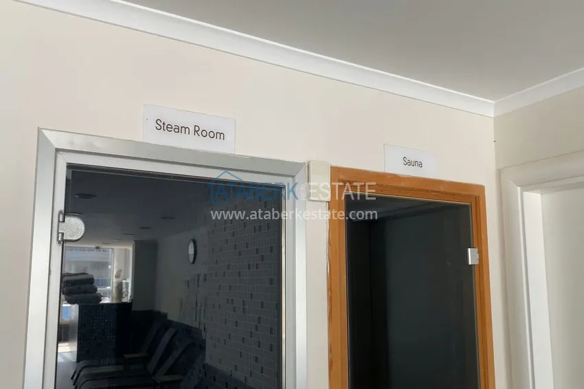 Furnished duplex apartment with sea and mountain views - center, Alanya 16 