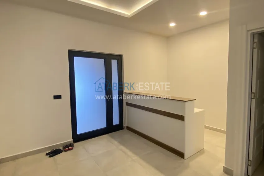 Apartment with new furniture and high-quality finishing in the Kestel area on the seafront 16