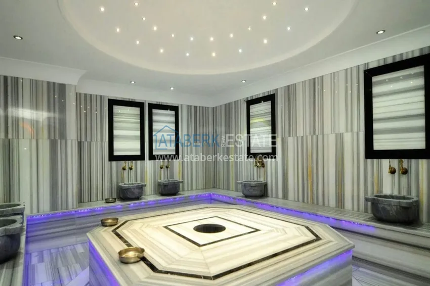 Furnished duplex apartment with sea and mountain views - center, Alanya 17 