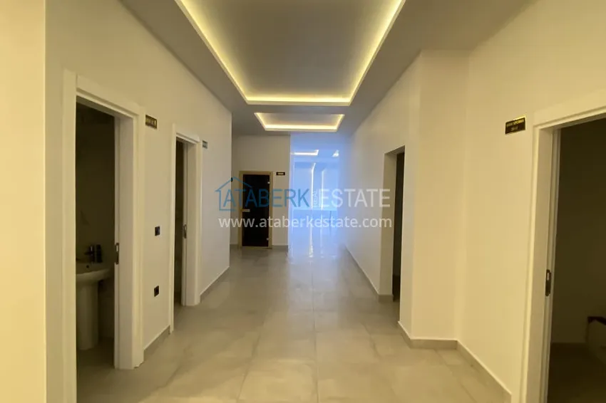 Apartment with new furniture and high-quality finishing in the Kestel area on the seafront 17