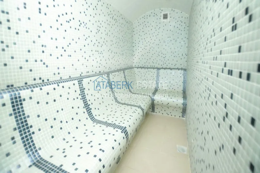 Furnished duplex apartment with sea and mountain views - center, Alanya 18 