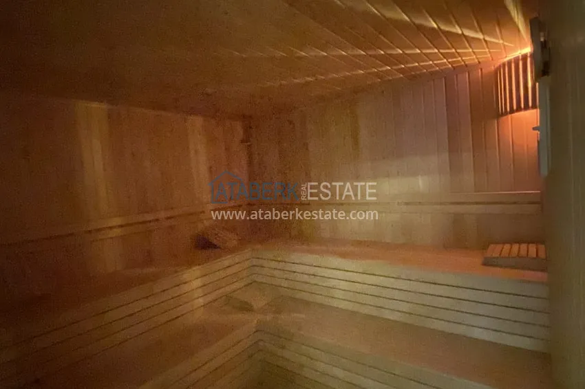 Apartment with new furniture and high-quality finishing in the Kestel area on the seafront 20