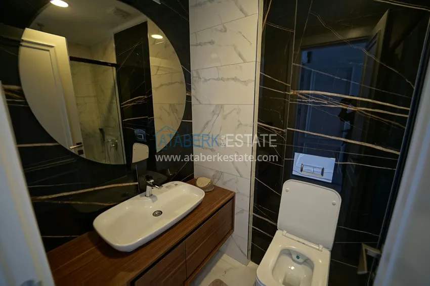 Purchase Apartment with new furniture and high-quality finishing in the Kestel area on the seafront 24
