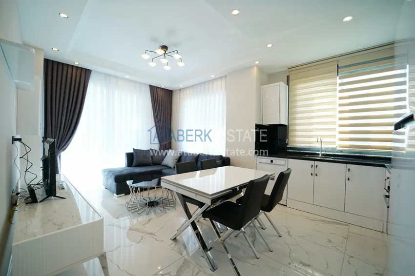 Purchase Apartment with new furniture and high-quality finishing in the Kestel area on the seafront 4