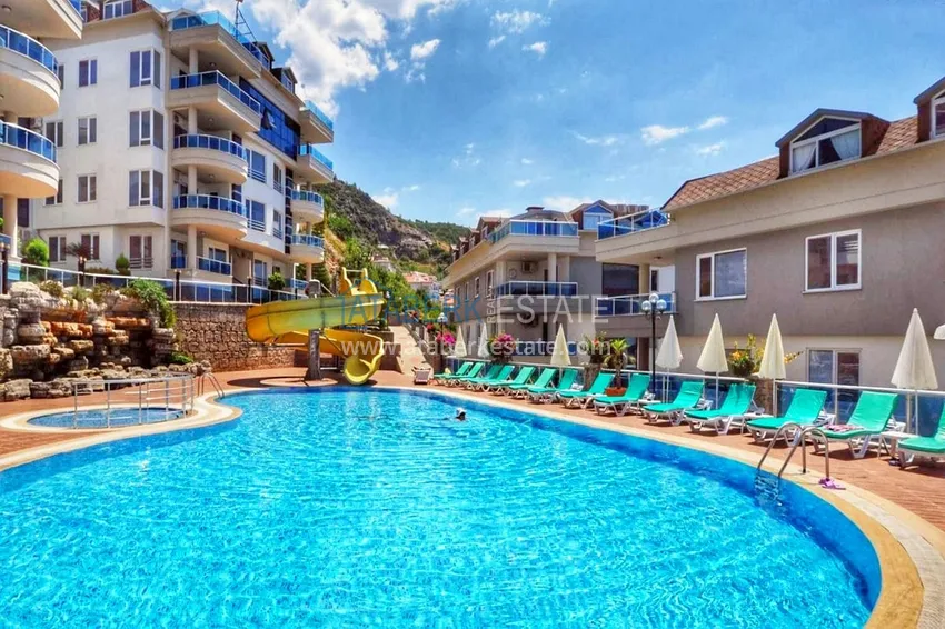 Furnished duplex apartment with sea and mountain views - center, Alanya 4 