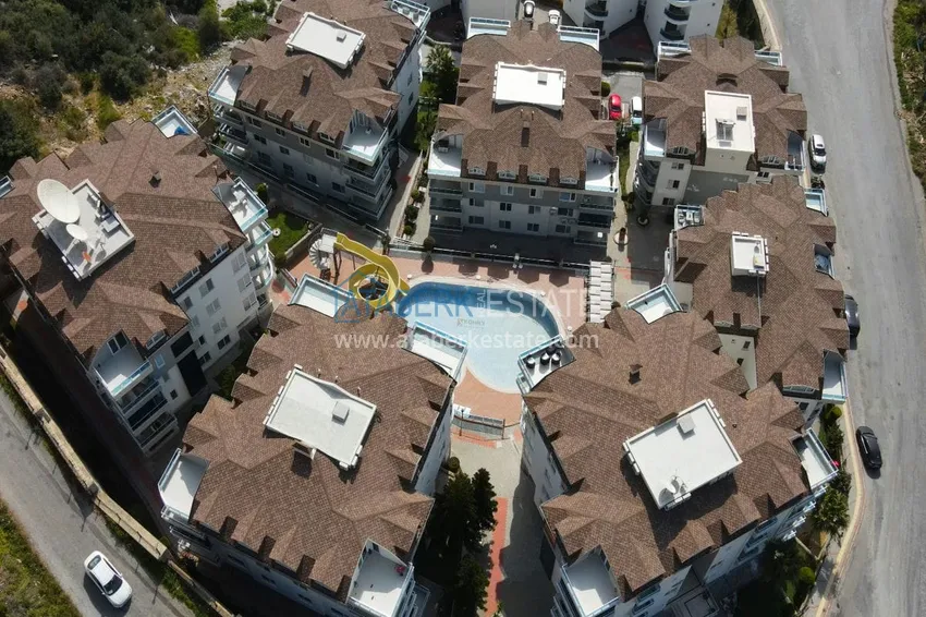 Furnished duplex apartment with sea and mountain views - center, Alanya 6 