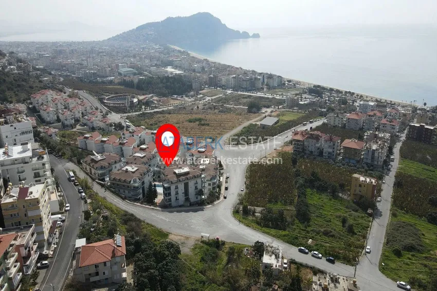 Furnished duplex apartment with sea and mountain views - center, Alanya 7 