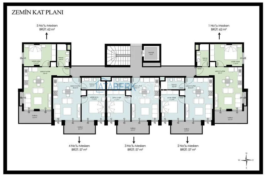 Buy cheap Elite complex at the start of construction in the center of Alanya 6 