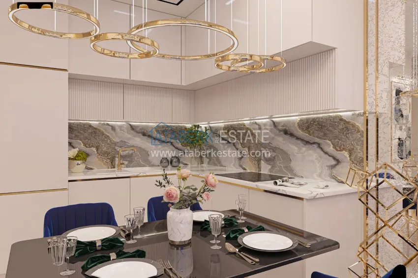 Purchase Apartments from the owner in a new building - the center of Alanya, 150 meters from Keykubat Beach. Suitable for short term rentals 10