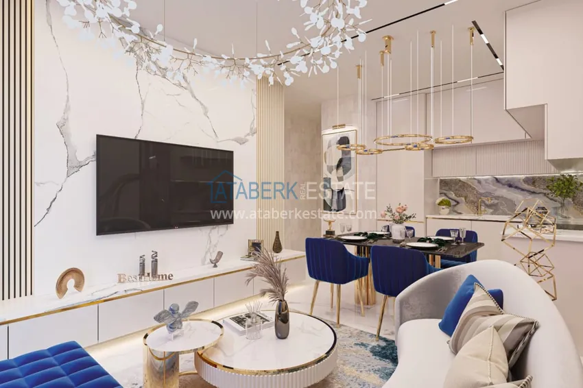 Purchase Apartments from the owner in a new building - the center of Alanya, 150 meters from Keykubat Beach. Suitable for short term rentals 8