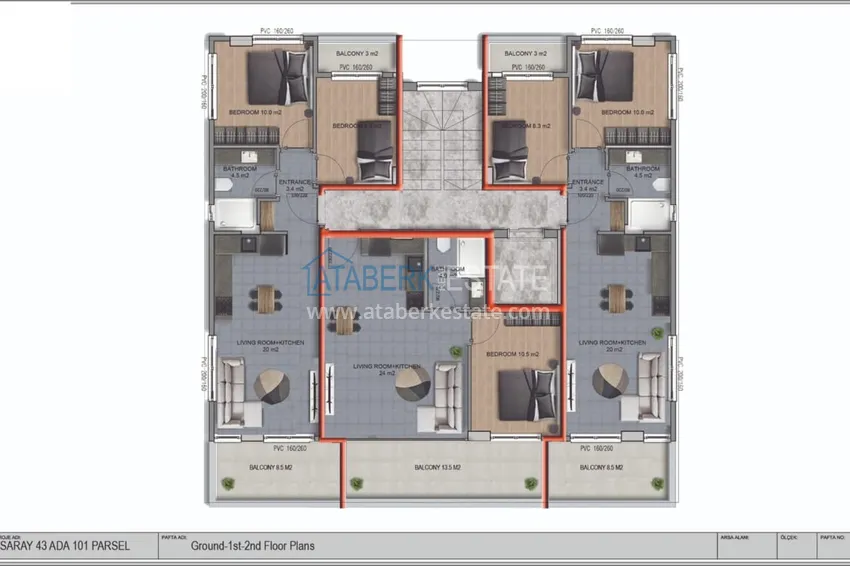 Kupuj taniej Dobrze wykończone apartamenty w nowym budynku - Alanya, plaża Kleopatra 4 