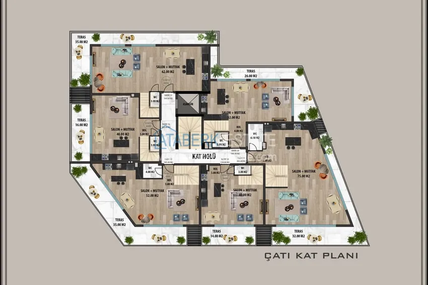 Buy cheap Luxury real estate directly from the developer in the prestigious area of Büyük Hasbahce 5