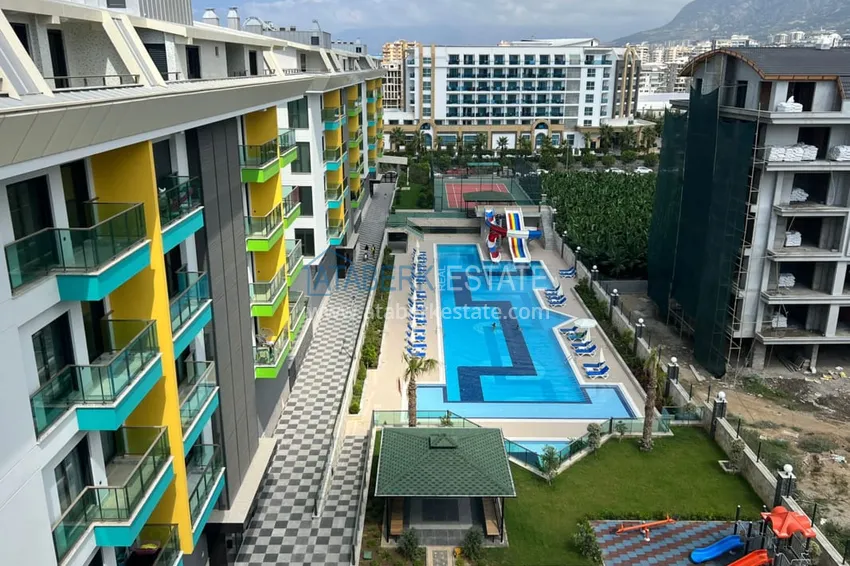 2+1 penthouse duplex with mountain views in a comfort-class complex, Kargicak district — Alanya 1