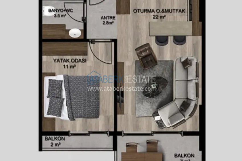 Buy cheap Apartments from the developer at the excavation stage in Kargipınary-Mersin 2 