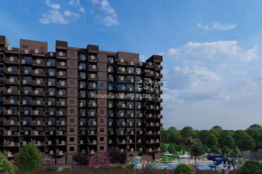 Apartments at affordable prices in a residential complex under construction Cesmeli-Mersin 10
