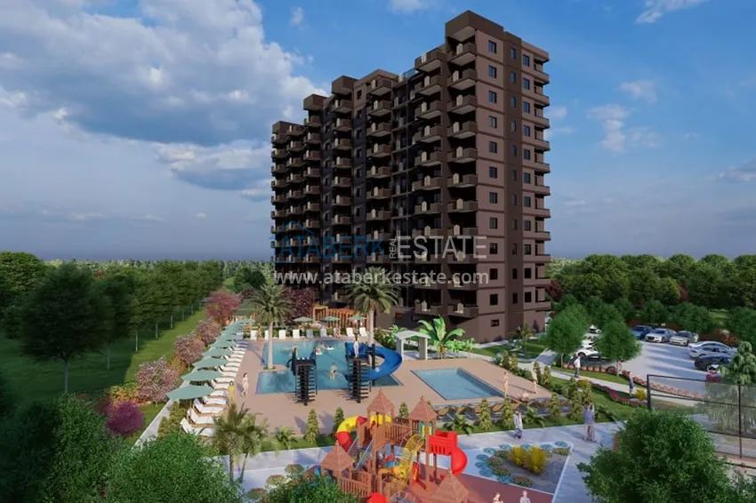 Apartments at affordable prices in a residential complex under construction Cesmeli-Mersin 5