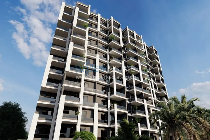 Apartments from the developer at the excavation stage in Kargipınary-Mersin 16 
